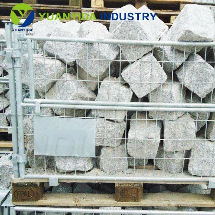 Collapsible Rock Stacking Wire Mesh Container